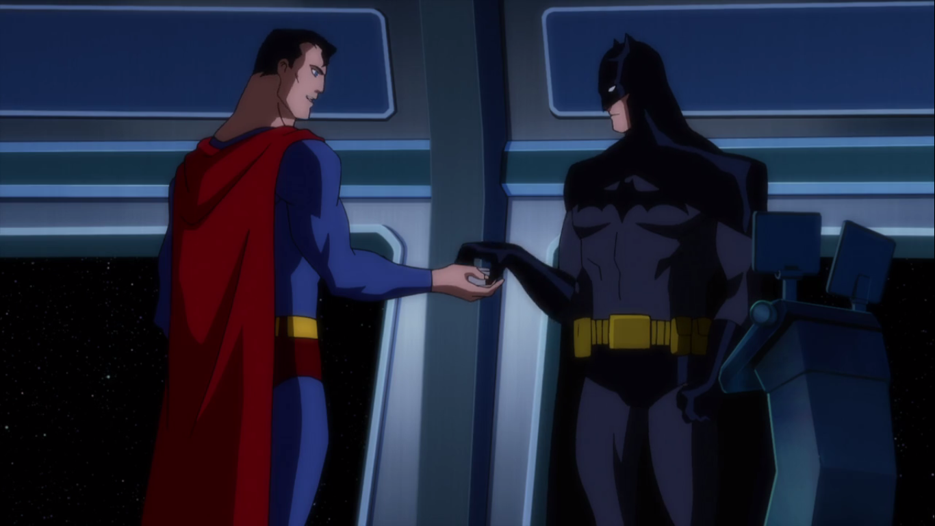 Superman-Gives-Batman-the-Kryptonite-Bullet