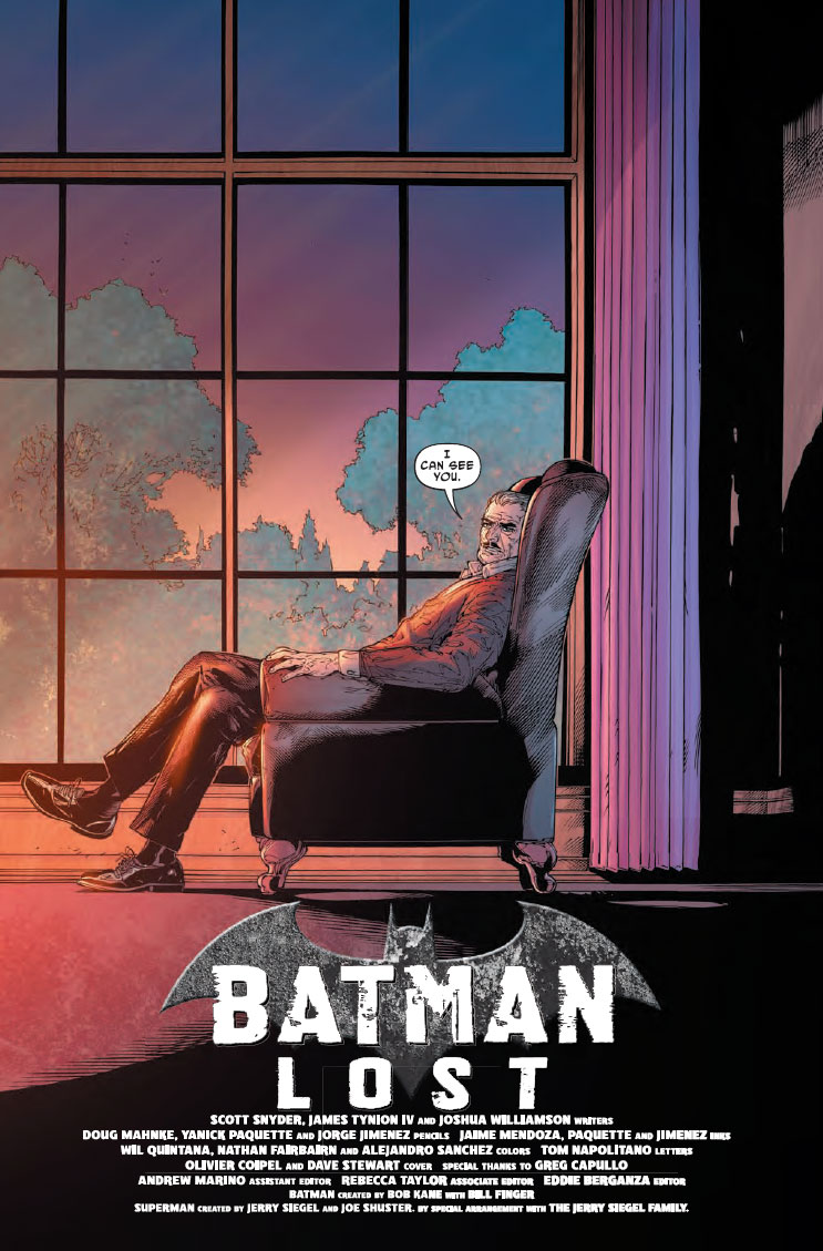 Batman Lost 1 - DC Comics News