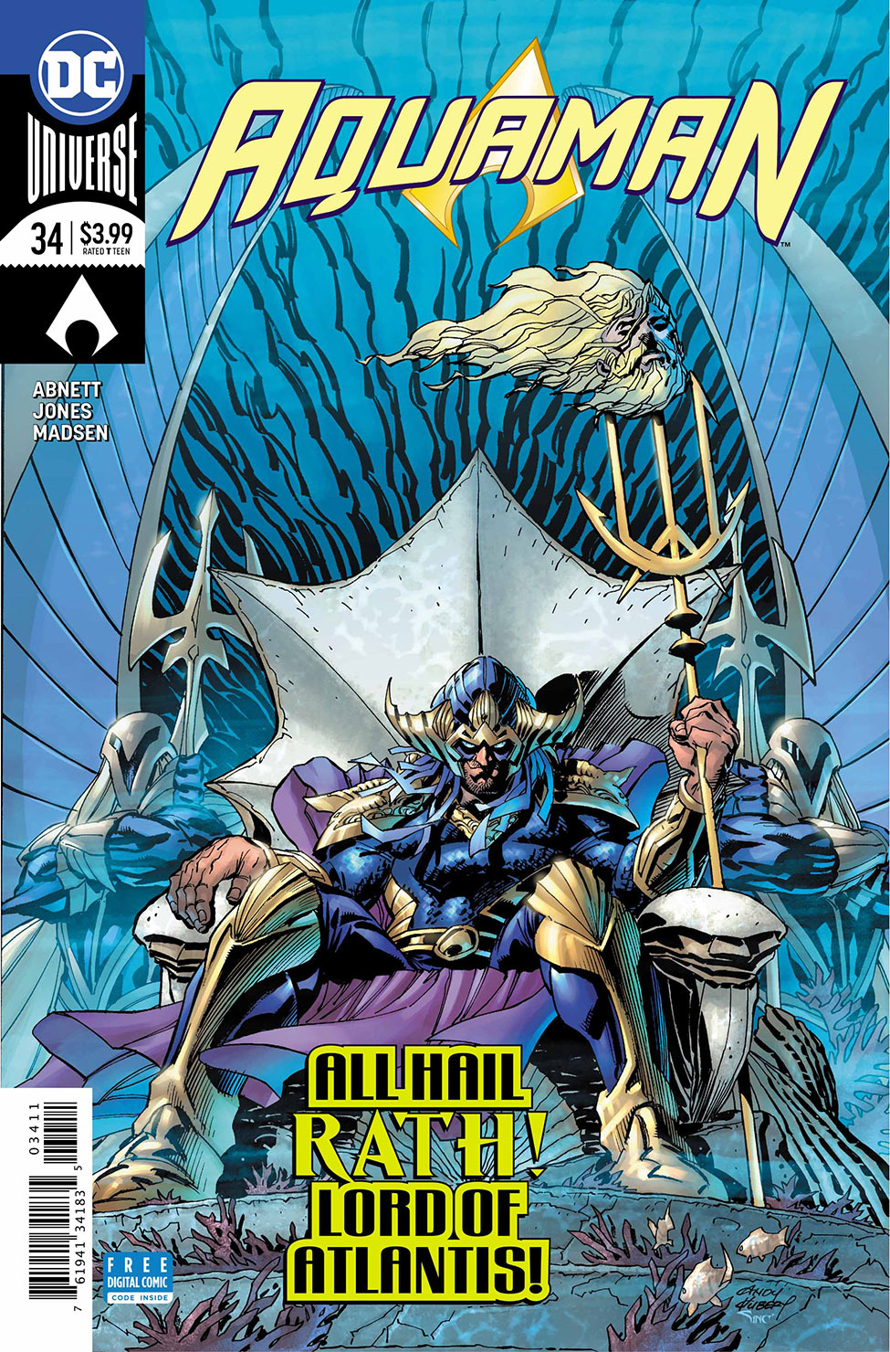 Aquaman Cover 34- DC Comics News