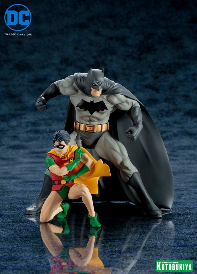 Batman and Robin Two-Pack ARTFX+ Statues Revealed - DC Comics News