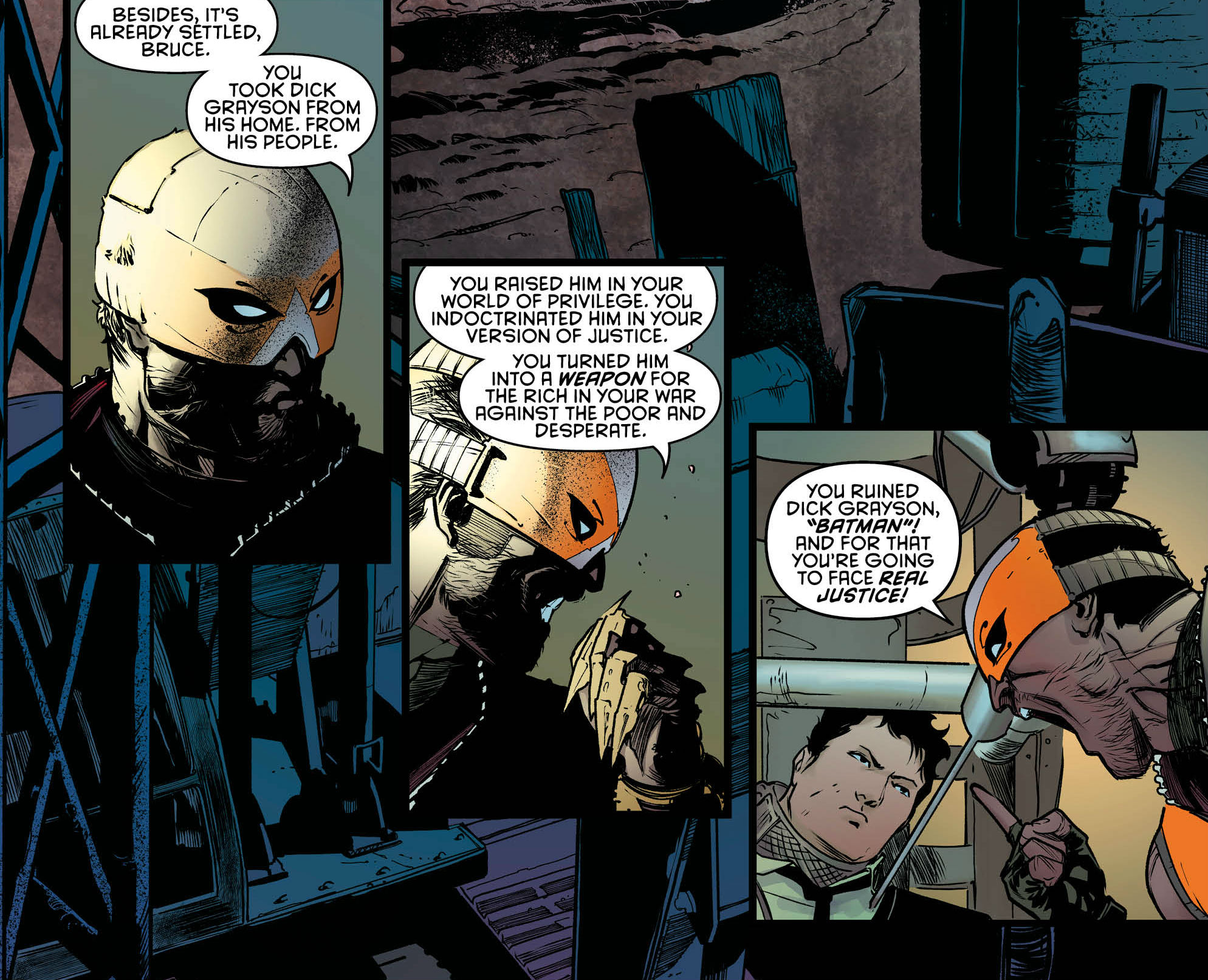 Deathstroke in Suicide Squad hell to pay he appears only via a flashback  telling bronze tiger back story : r/Deathstroke