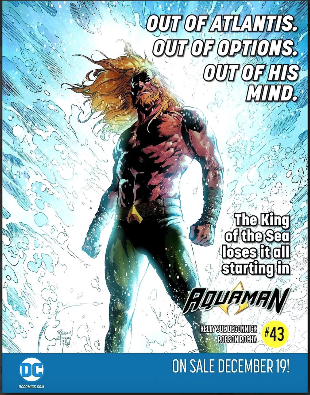 Deconnick Rocha Aquaman dc comics news