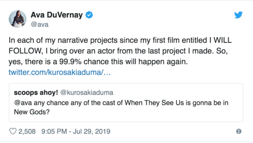 ava duvernay new gods