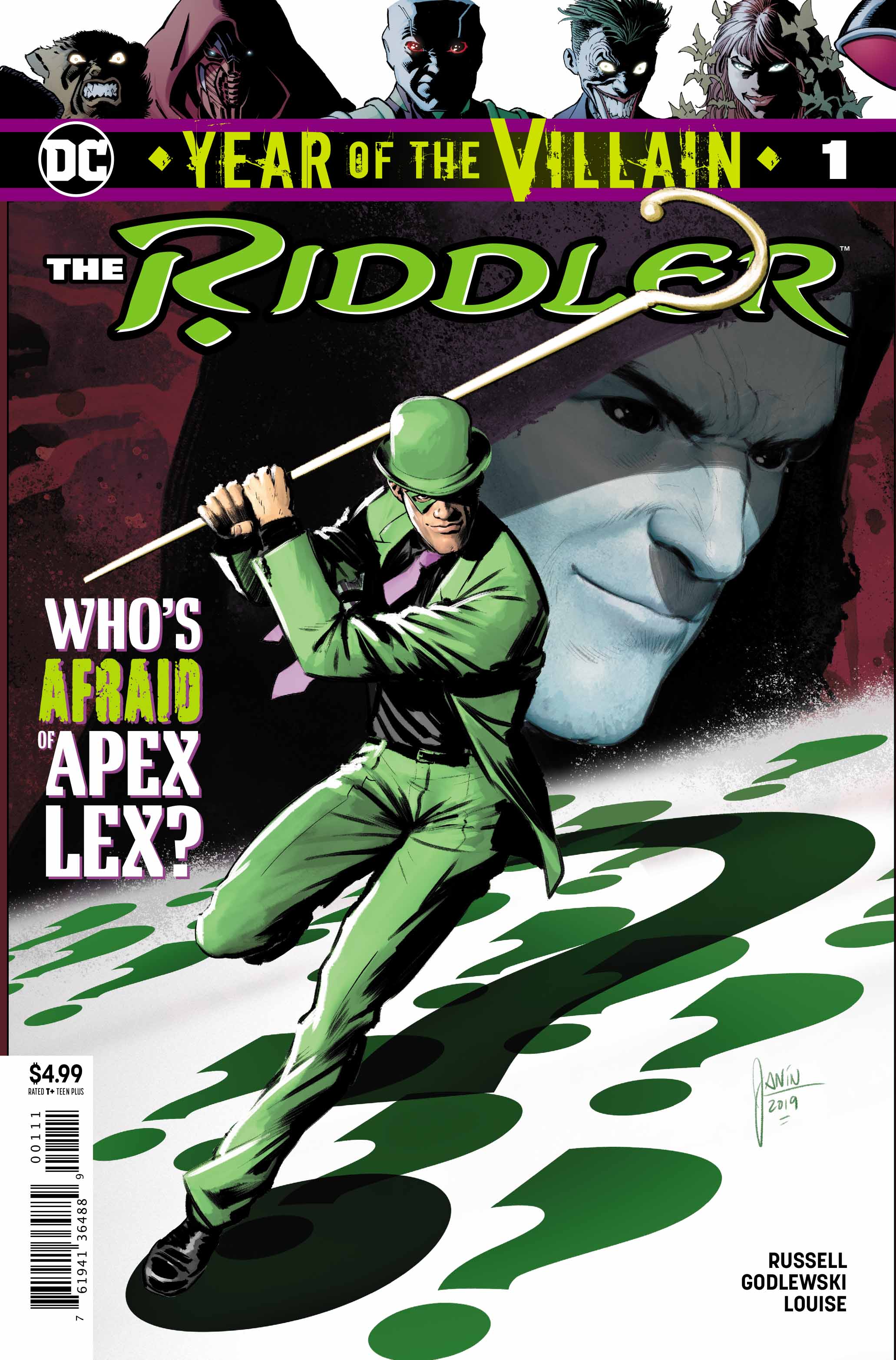 The Riddler YOTV cover
