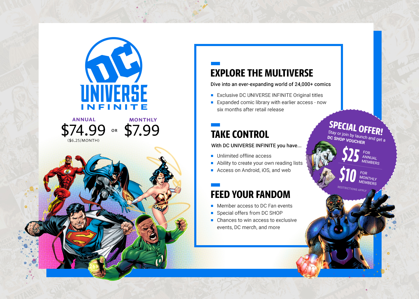 DC Universe Infinite Pricing