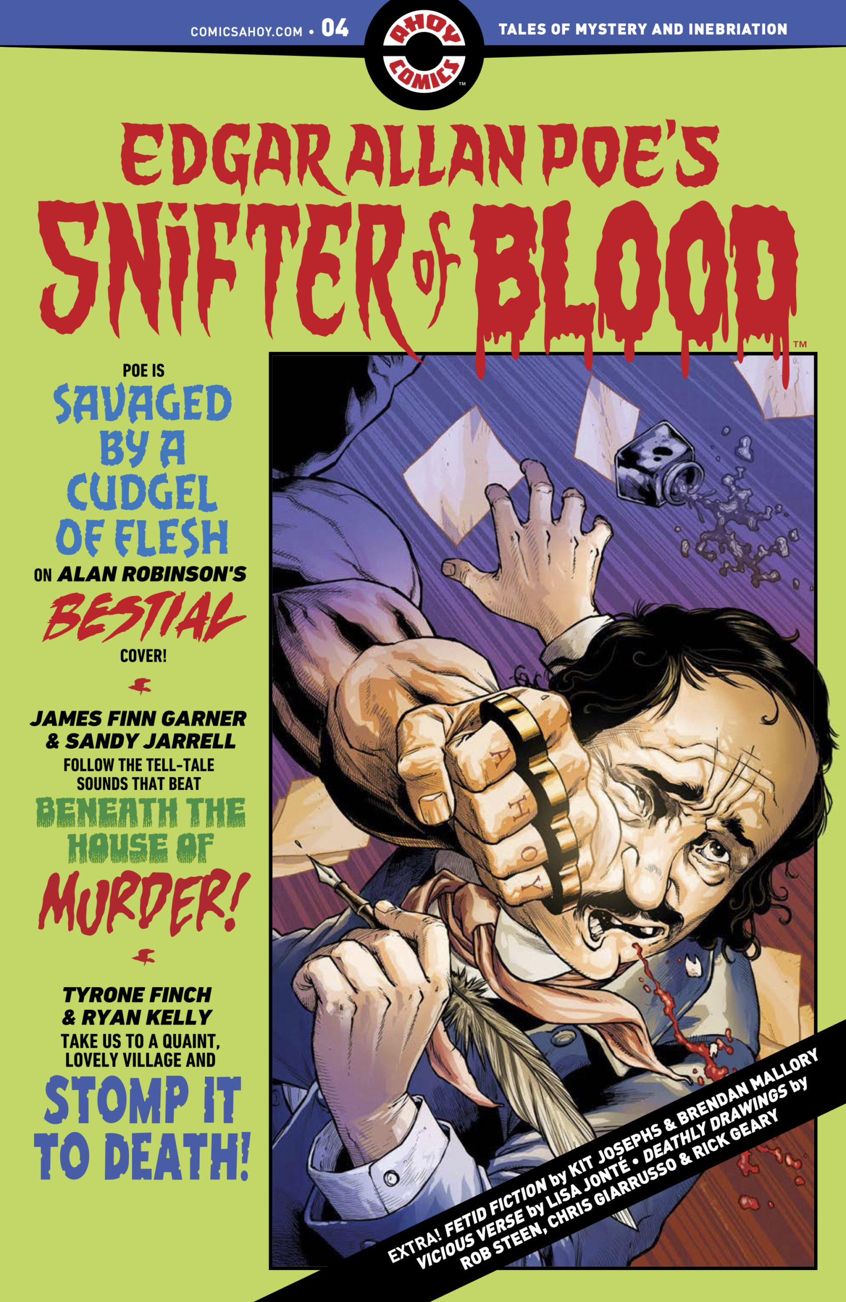 Edgar Allan Poe's Snifter of Blood #4 Cover DC Comics News