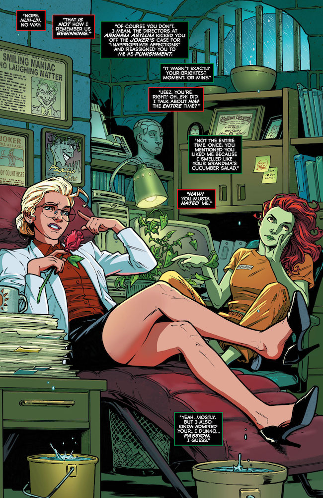 Harley-Quinn-Poison-Ivy-sitting-in-an-office-DC-Comics-News-Reviews