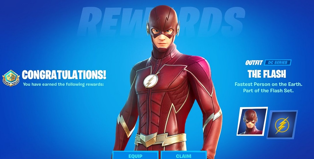 The Flash Comes To Fortnite Dc Comics News - roblox the flash universe4 hack script