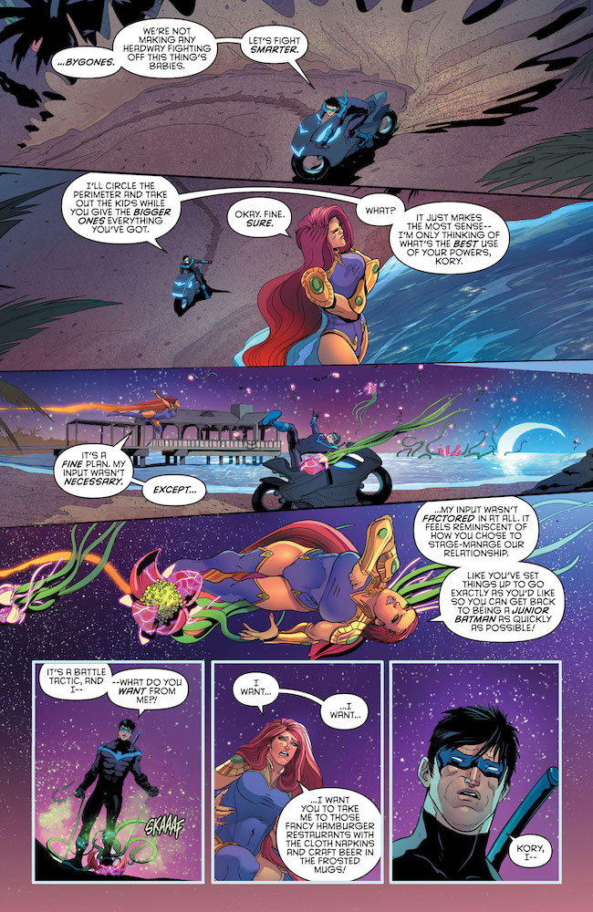Review-Love-Is-A-Battlefield-Starfire-and-Nightwing-Talk-Tactics-and-Wants-DC-Comics-News-Reviews