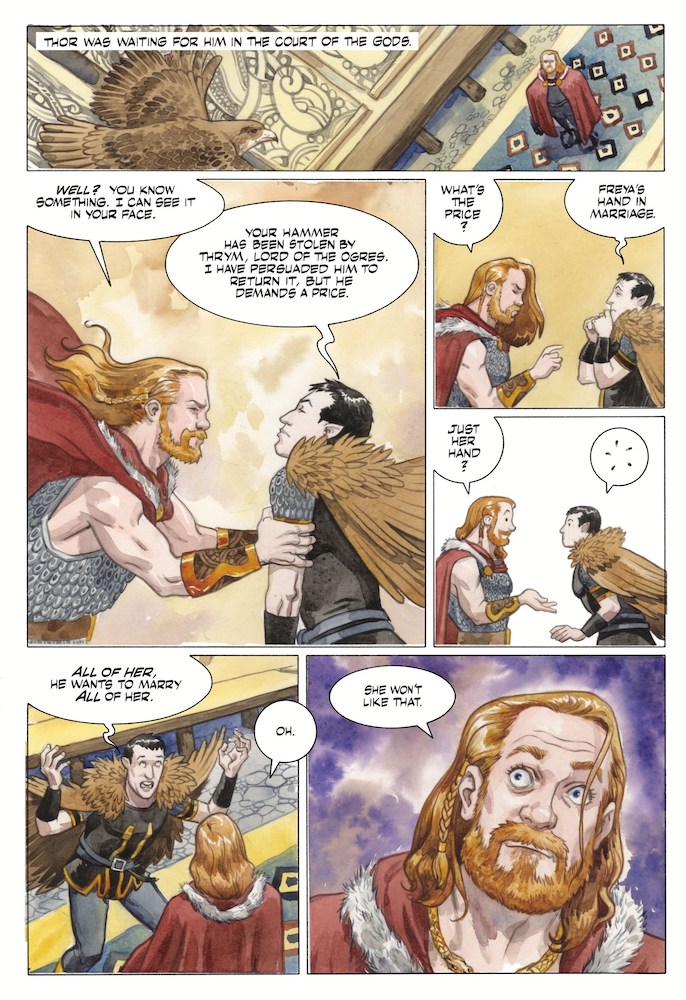 Norrse Mythology II #6 Loki and the Goat - DC Comics News