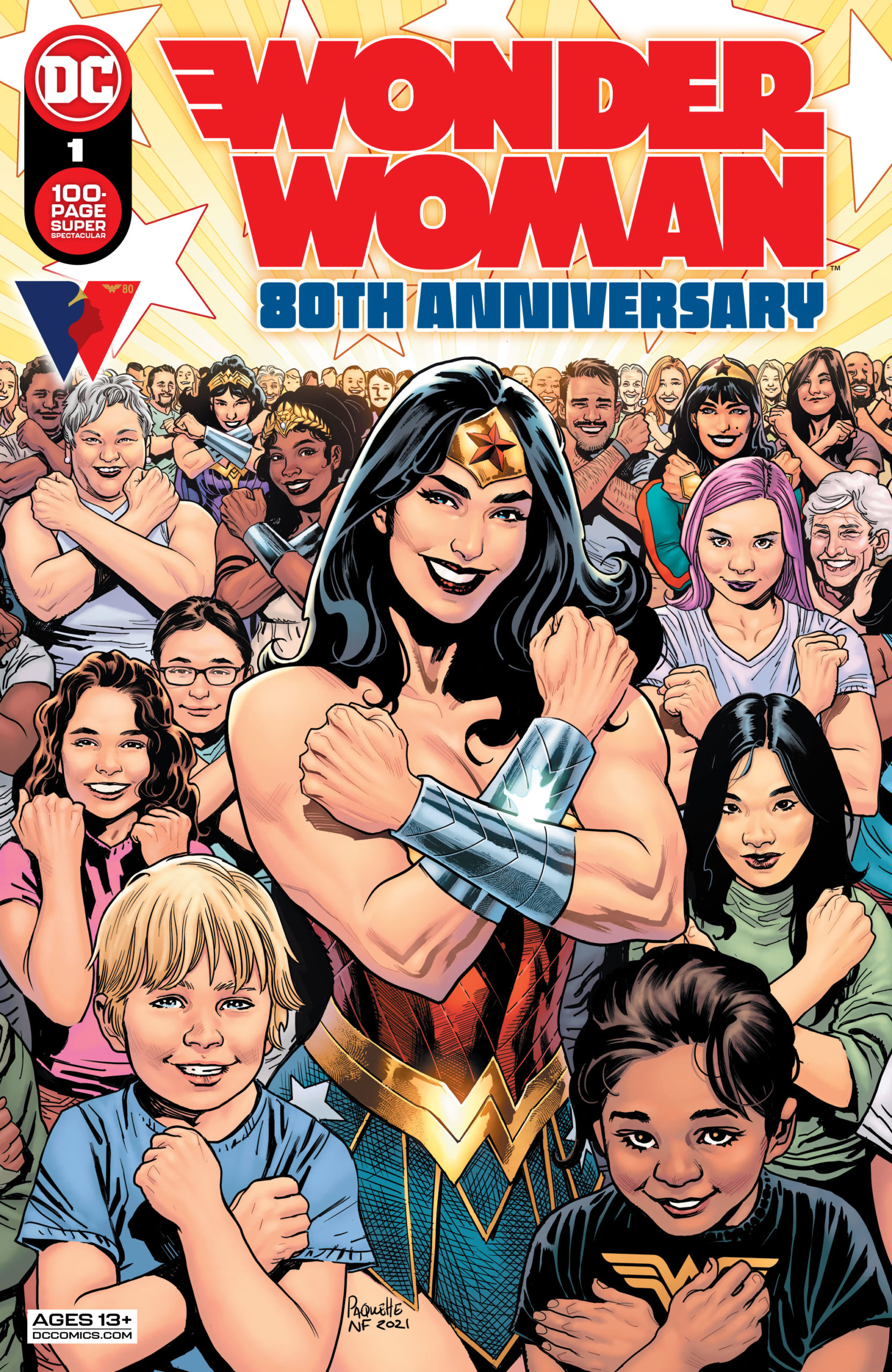 Wonder Woman Bionic Woman 77 #1 Cover C Action Figure