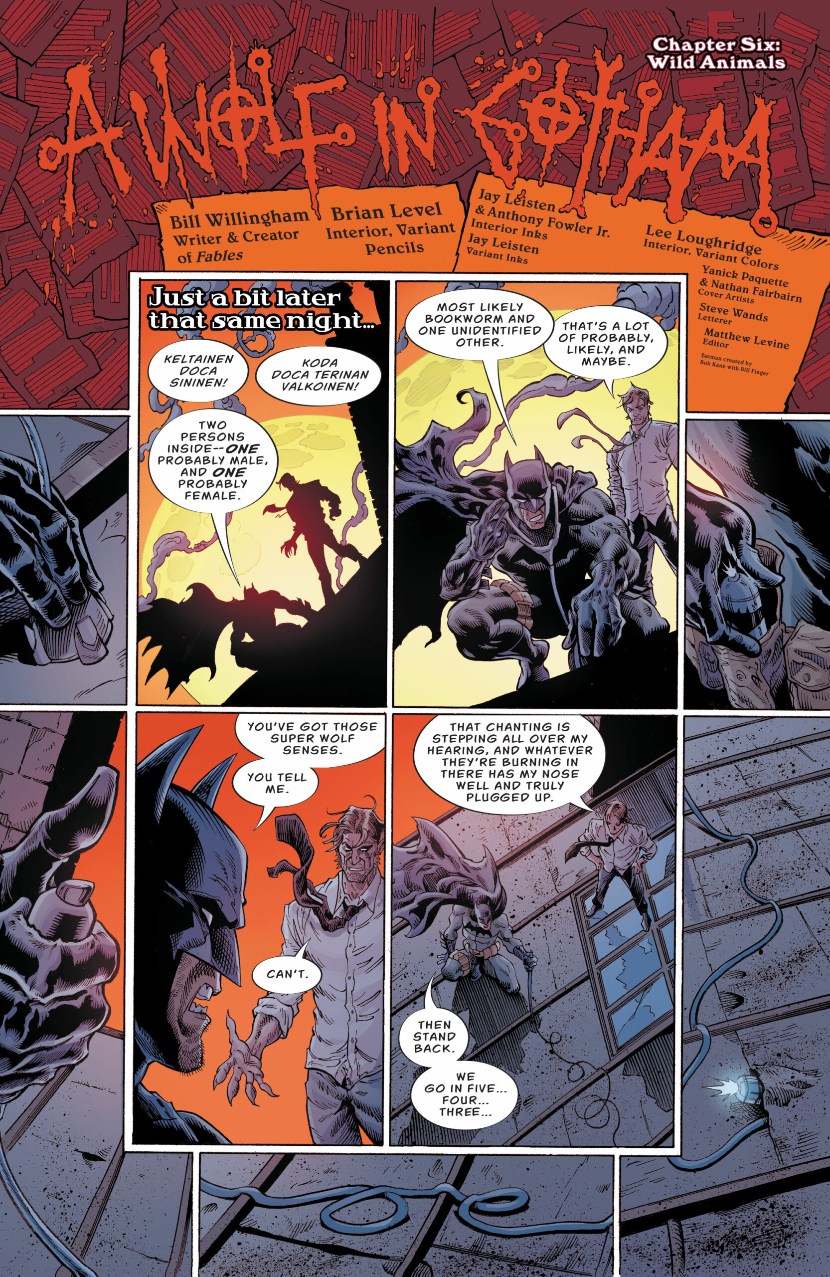 Review: Batman vs Bigby! A Wolf in Gotham #6 (Final Issue) - DC Comics News