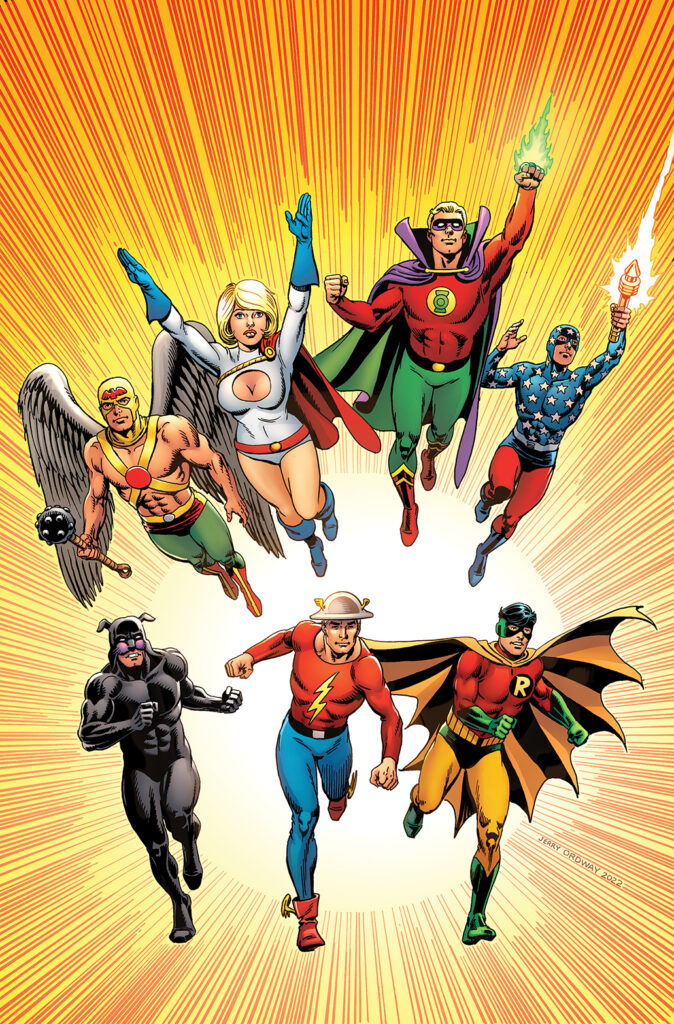 Golden Age Justice Society of America from Batman : Brave & The Bold  cartoon