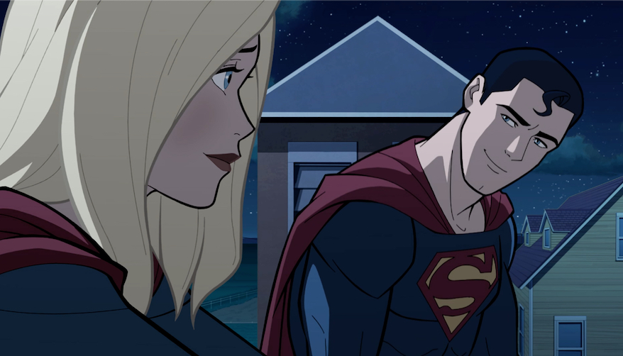 Supergirl and Superman in Legion of Super-Heroes