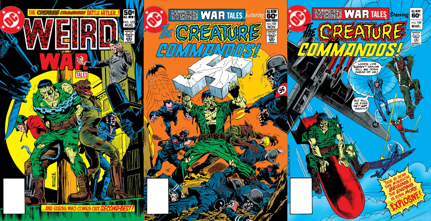 Creature Commandos Classic Covers