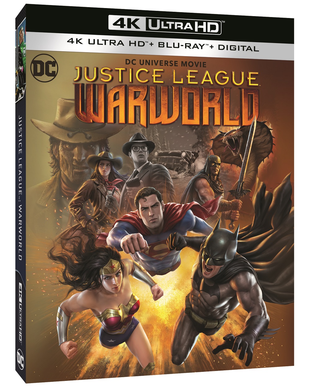 JUSTICE SOCIETY World War II & BATMAN Soul of The Dragon 4K Ultra