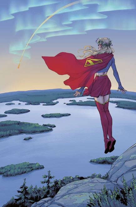Supergirl: The World cover by Rosi Kämpe (Finland)