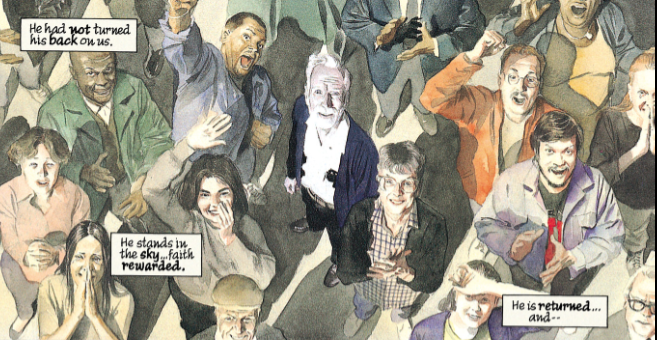 From Kingdom Come #1, DC Comics, Art by Alex Ross