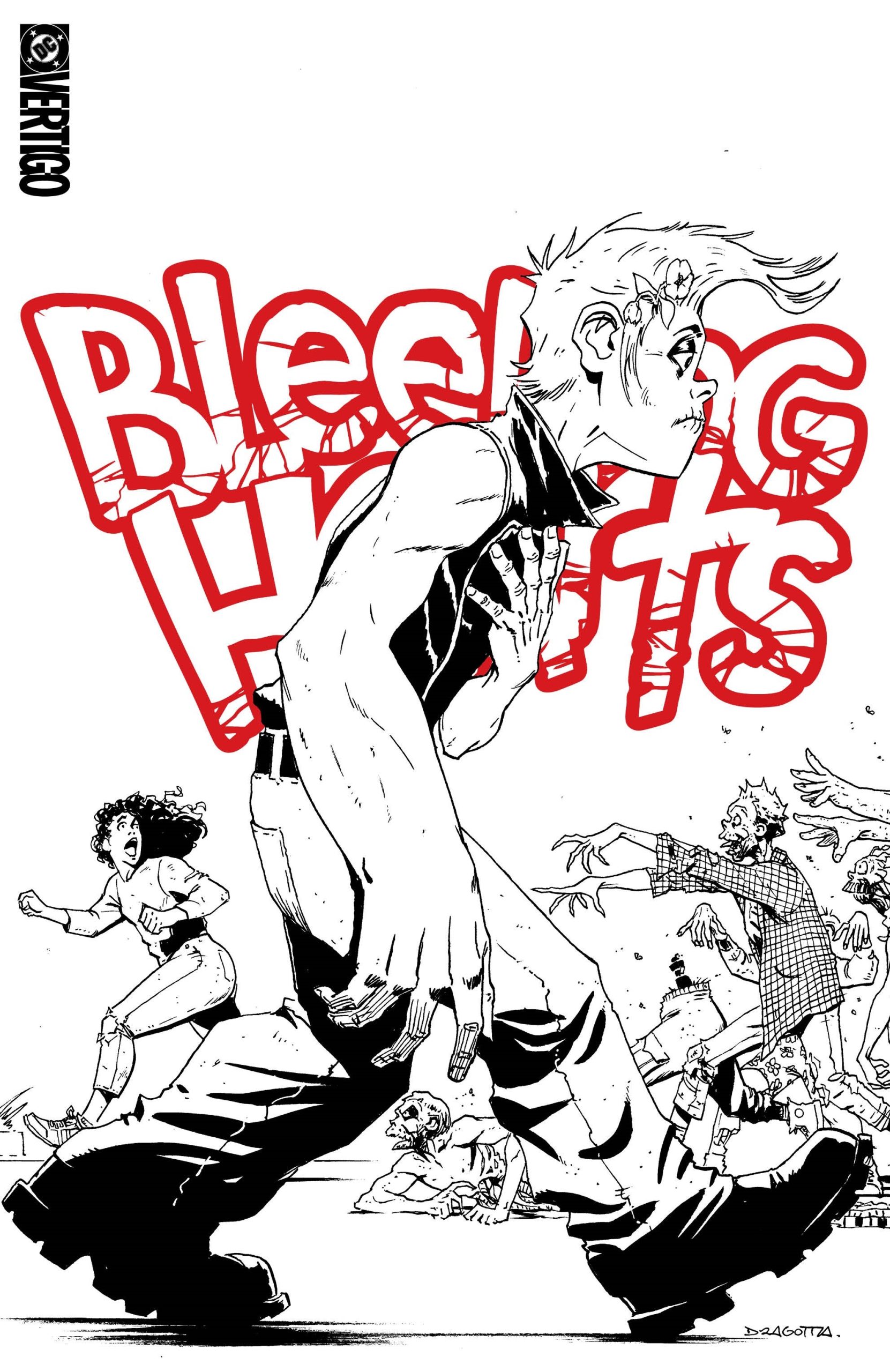 Bleeding Hearts #1 Second Printing variant cover by Nick Dragotta